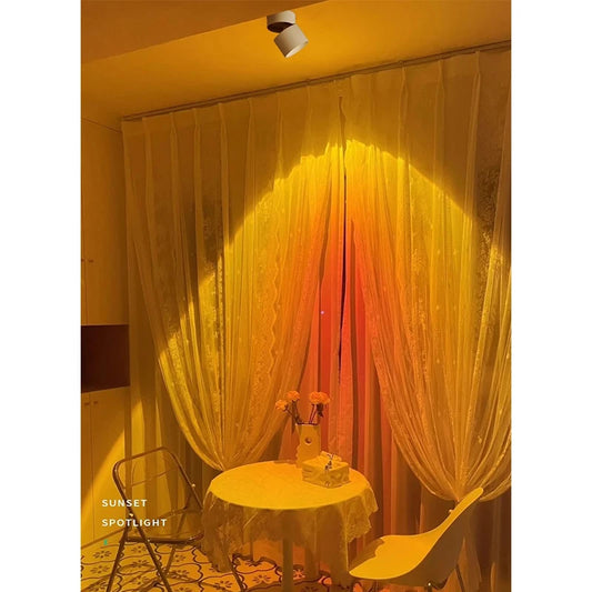 New sunset spotlight Led Down Lamp Interior Surface Mounted/recessed Ceiling Spot Lighting For Decoration Living Bedroom Hallway
